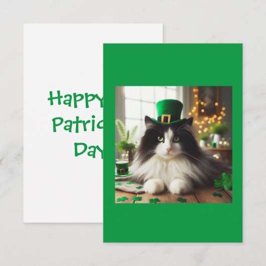 St. Patty's dag Kat (Voorkant / Achterkant)