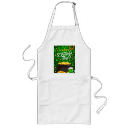 St. Patty's Day Apron Lang Schort