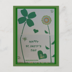 St. Patty's Day Blue Beach Song™-Briefkaart Briefkaart