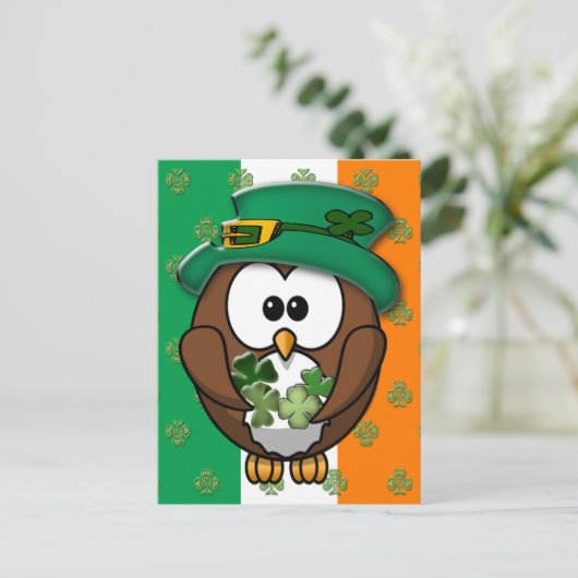 St. Patty's Day Briefkaart (Staand voorkant)