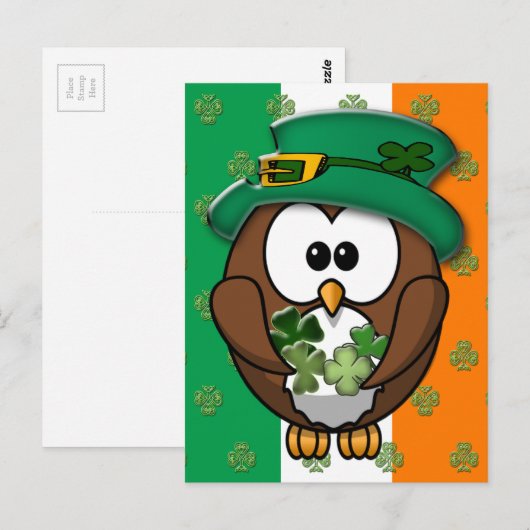 St. Patty's Day Briefkaart (Voorkant / Achterkant)