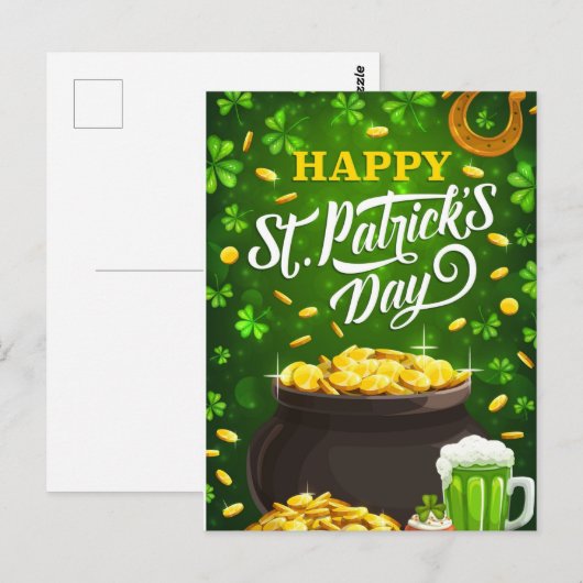 St. Patty's Day Briefkaart (Voorkant / Achterkant)