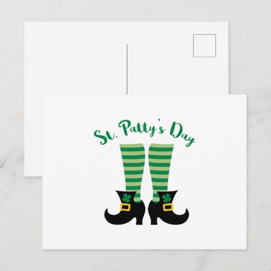 St. Patty's Day Briefkaart (Voorkant / Achterkant)