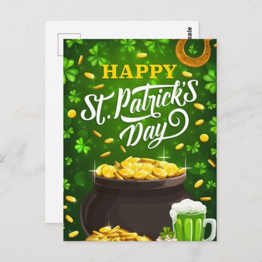 St. Patty's Day Briefkaart (Voorkant / Achterkant)