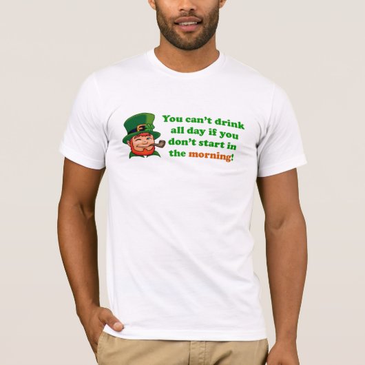St. Patty's Day Drinkin' Shirt! T-shirt (Voorkant)