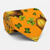 St. Pattys Day Gold Designer Stropdas (Opgerold)