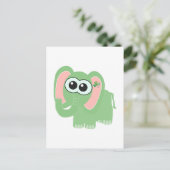 St. Pattys Day Goofkins-olifant Briefkaart (Staand voorkant)