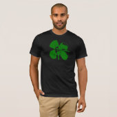 St. Patty's Day (groen op zwart) T-shirt (Voorkant volledig)
