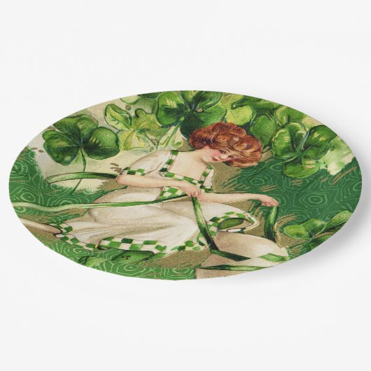 St. Patty's Day Meisje Papieren Bord (Gekanteld)