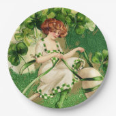 St. Patty's Day Meisje Papieren Bord (Voorkant)