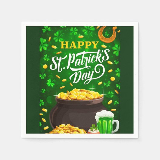 St. Patty's Day Paper Napkin Servet (Voorkant)