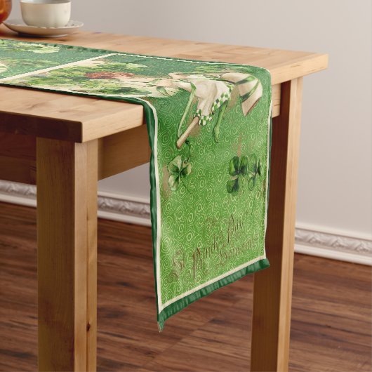 St. Patty's Day Tafel Runner Korte Tafelloper (Voorbeeld)