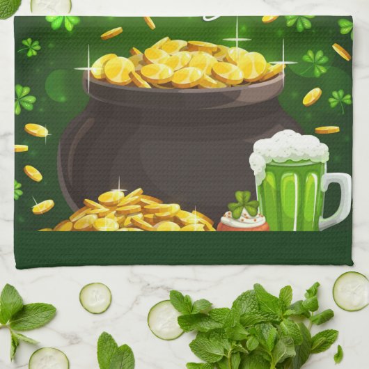 St. Patty's Day Theedoek (Gevouwen)