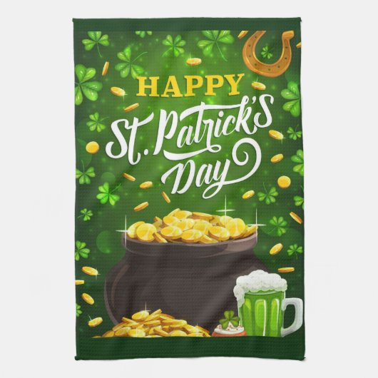 St. Patty's Day Theedoek (Verticaal)