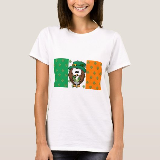St. Patty's Day uil T-shirt (Voorkant)