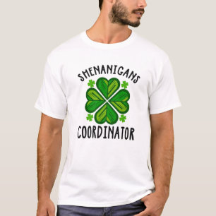 St Pattys leraar St Patricks Day Shenanigans Coor T-shirt