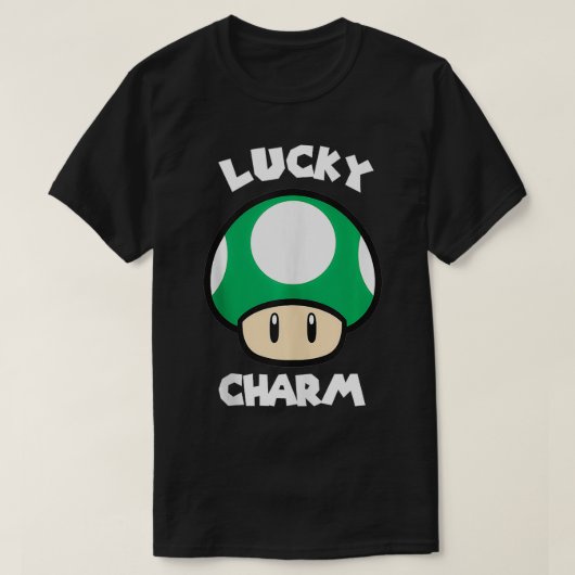 St Pattys Lucky Charm Mushroom T-shirt (Design voorkant)