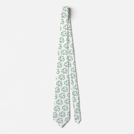 St. Patty's Shamrock Stropdas (Voorkant)