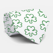 St. Patty's Shamrock Stropdas (Opgerold)