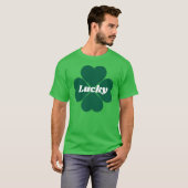 St. Patty's Shamrocks | groene boefklaver T-Shirt (Voorkant volledig)