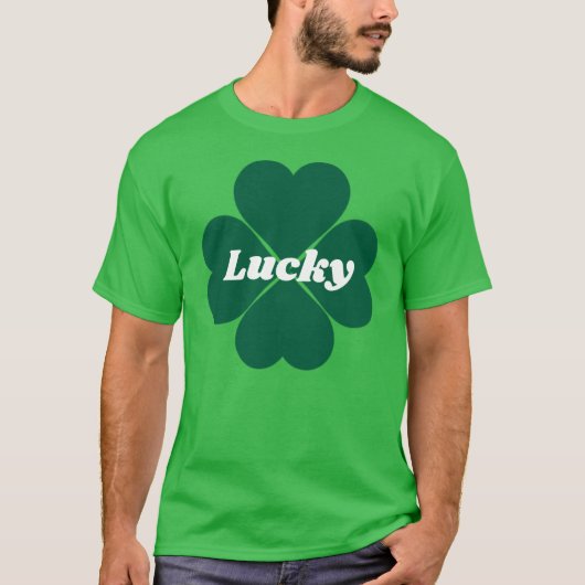 St. Patty's Shamrocks | groene boefklaver T-Shirt (Voorkant)
