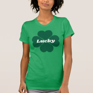 St. Patty's Shamrocks groene geluks klaver T-shirt