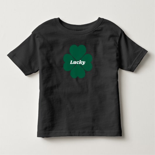 St. Patty's Shamrocks | groene geluksklaver Kinder Shirts (Voorkant)