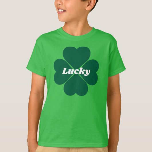 St. Patty's Shamrocks | groene geluksklaver T-shirt (Voorkant)