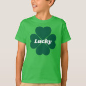 St. Patty's Shamrocks | groene geluksklaver T-shirt (Voorkant)