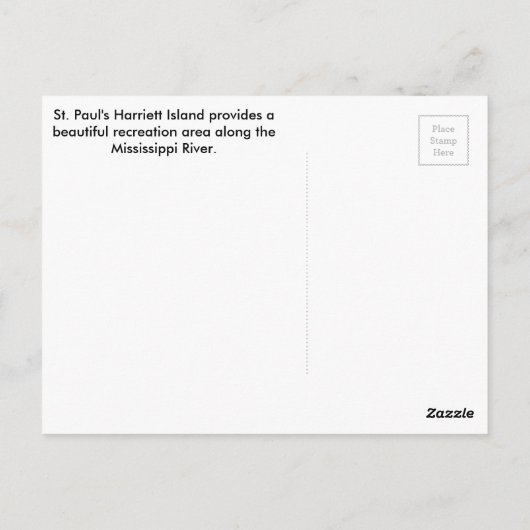 St. Paul Briefkaart (Achterkant)