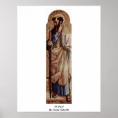 St. Paul by Carlo Crivelli Poster (Voorkant)