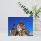 St. Paul Cathedral bij nacht Briefkaart (Staand voorkant)