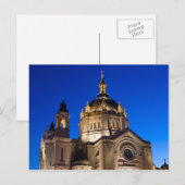 St. Paul Cathedral bij nacht Briefkaart (Voorkant / Achterkant)