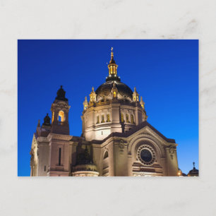 St. Paul Cathedral bij nacht Briefkaart