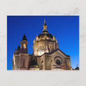 St. Paul Cathedral bij nacht Briefkaart (Voorkant)