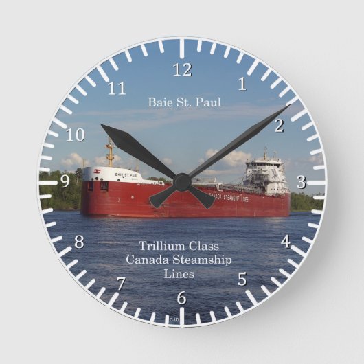St. Paul Clock Bay Ronde Klok (Voorkant)