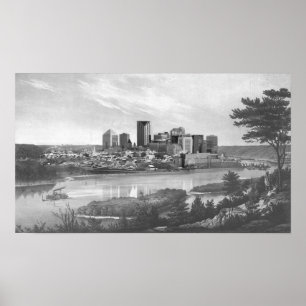 St. Paul collage van 3 verschillende eras Poster