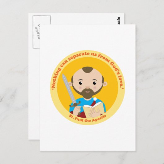 St. Paul de Apostle Briefkaart (Voorkant / Achterkant)