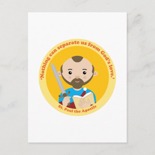 St. Paul de Apostle Briefkaart (Voorkant)