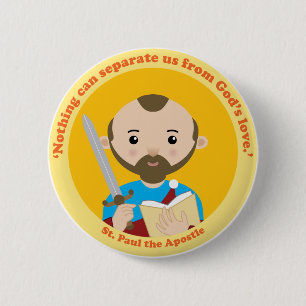St. Paul de Apostle Ronde Button 5,7 Cm