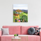 St. Paul de Vence Canvas Afdruk (Insitu (Woonkamer))