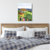 St. Paul de Vence Canvas Afdruk (Insitu (Slaapkamer))