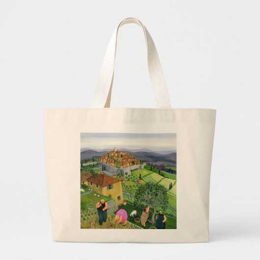 St. Paul de Vence Grote Tote Bag (Voorkant)