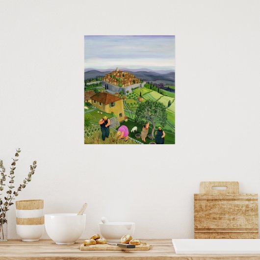 St. Paul de Vence Poster (Keuken)