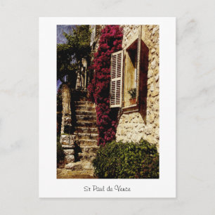 St Paul de Vence, Provence, Frankrijk Briefkaart