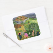 St. Paul de Vence Vierkante Sticker (Envelop)