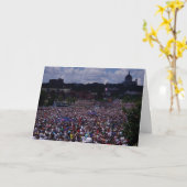 "St. Paul Flugtag Crowd" - Gefeliciteerde kaart (Gele Bloem)