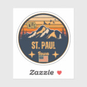 St. Paul, Iowa Sticker (Vel)