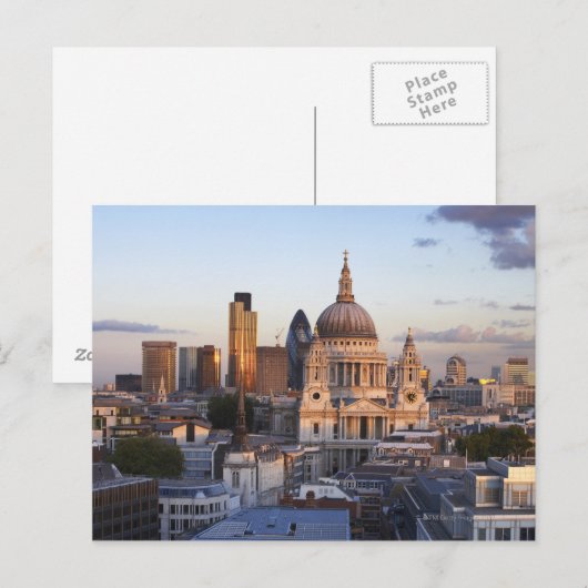 St Paul Kathedraal Briefkaart (Voorkant / Achterkant)