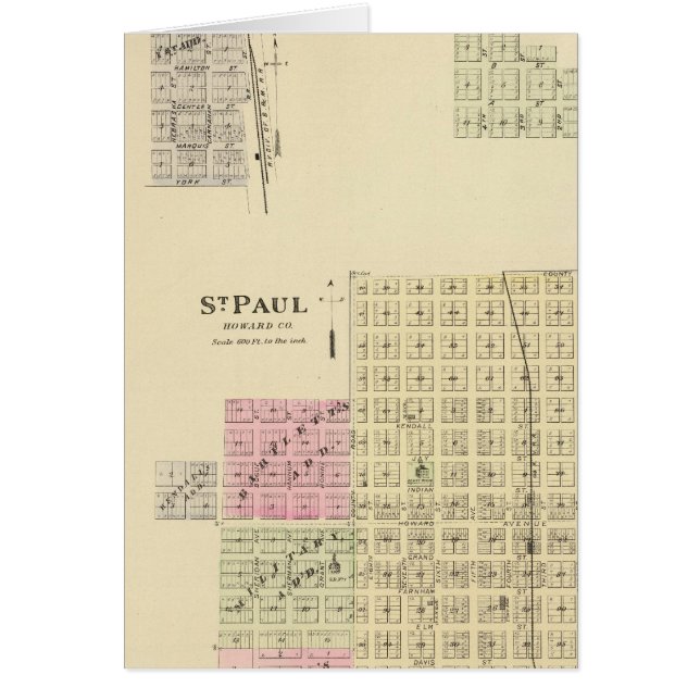 St. Paul, Marquette en St. Joe, Nebraska (Voorkant)